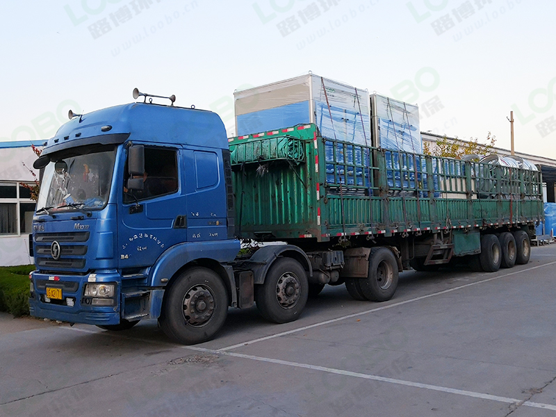 等離子切割除塵系統(tǒng)發(fā)往盤錦某建筑企業(yè)