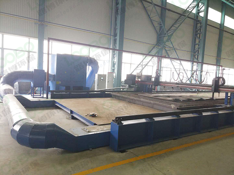 等離子切割機(jī)除塵系統(tǒng)切割煙塵治理案例解析